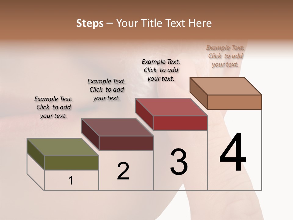 Woman Applies Moisturizer Onto Face PowerPoint Template