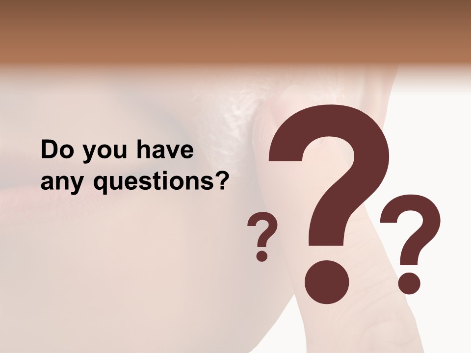 Woman Applies Moisturizer Onto Face PowerPoint Template