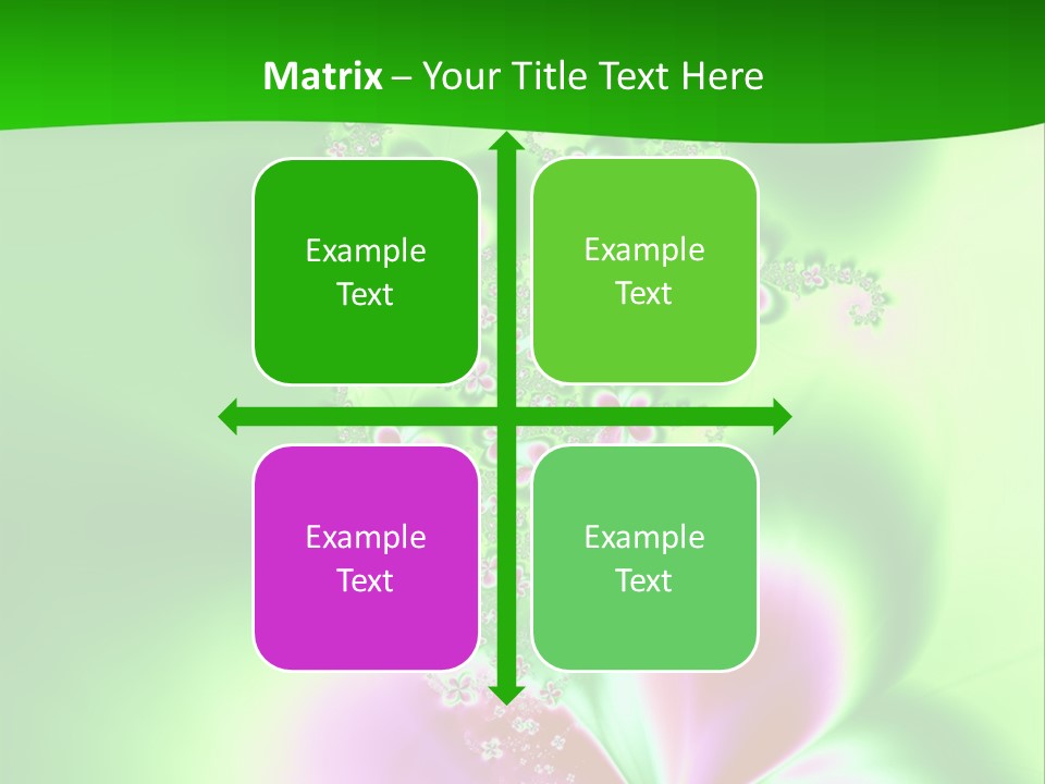 Flower-Bed PowerPoint Template