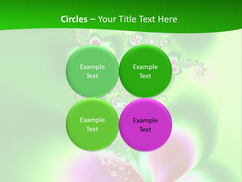 Flower-Bed PowerPoint Template