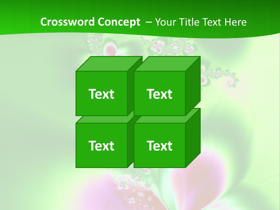 Flower-Bed PowerPoint Template