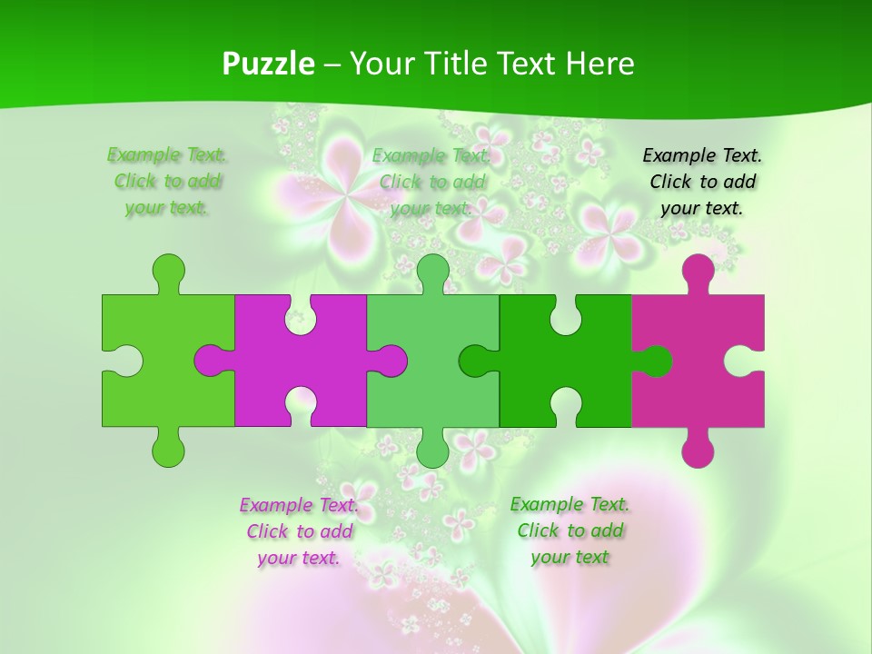 Flower-Bed PowerPoint Template