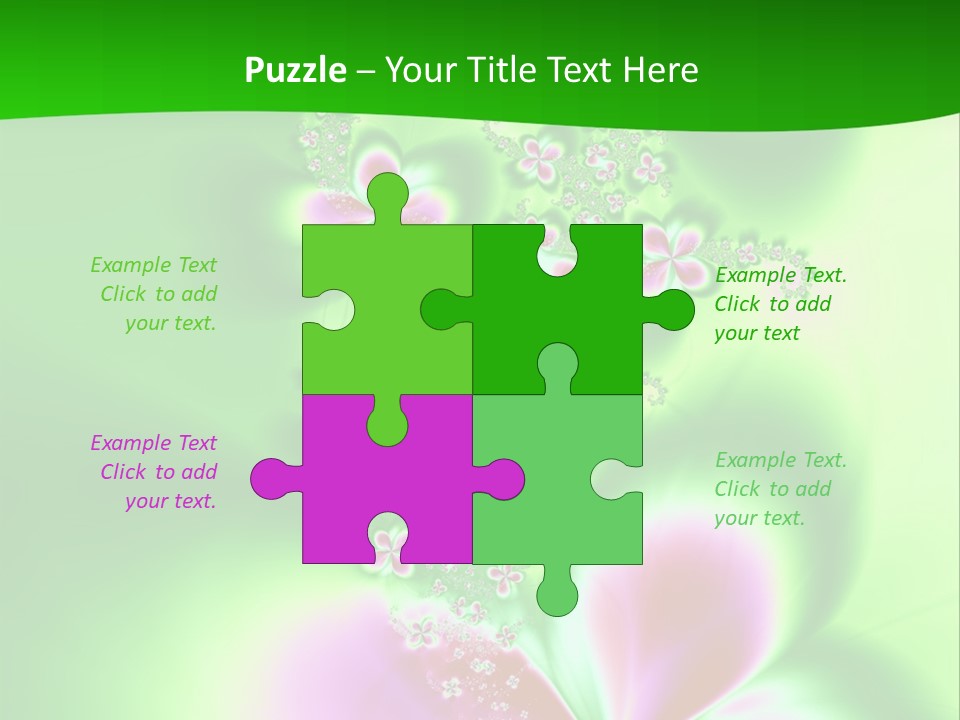 Flower-Bed PowerPoint Template