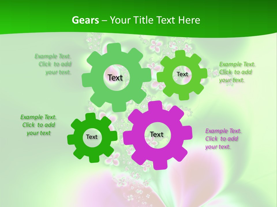Flower-Bed PowerPoint Template