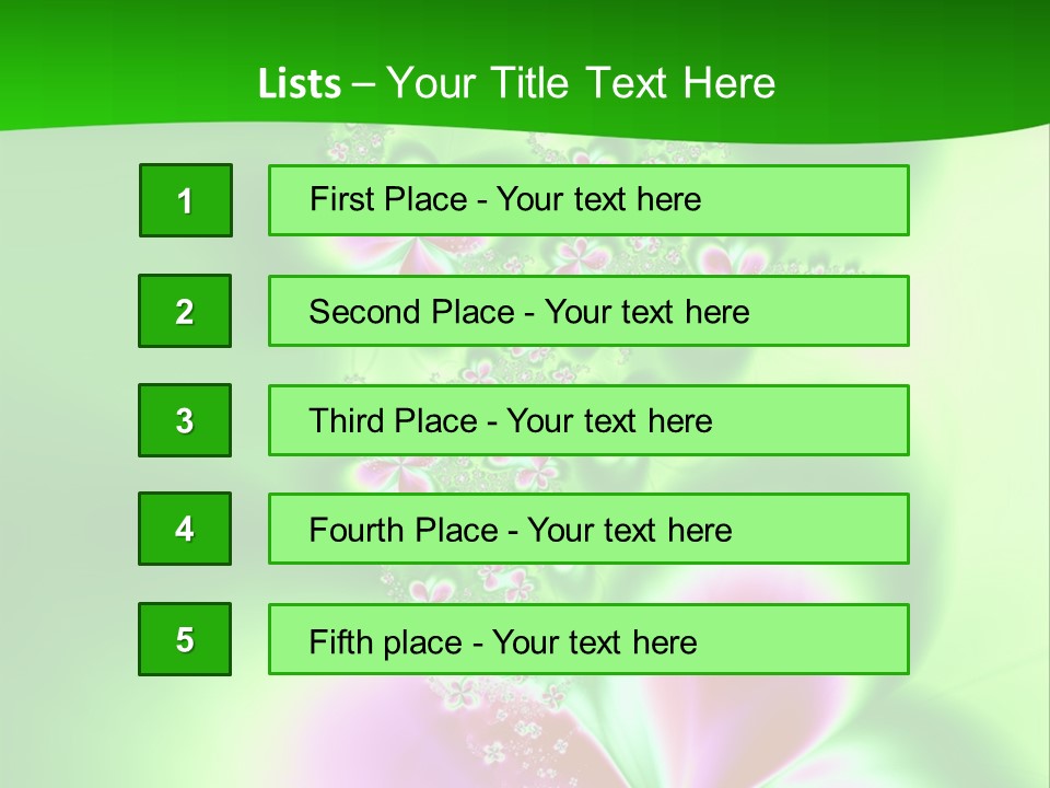 Flower-Bed PowerPoint Template
