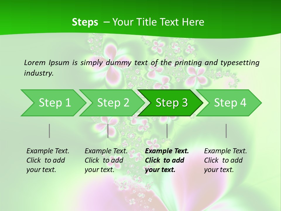 Flower-Bed PowerPoint Template
