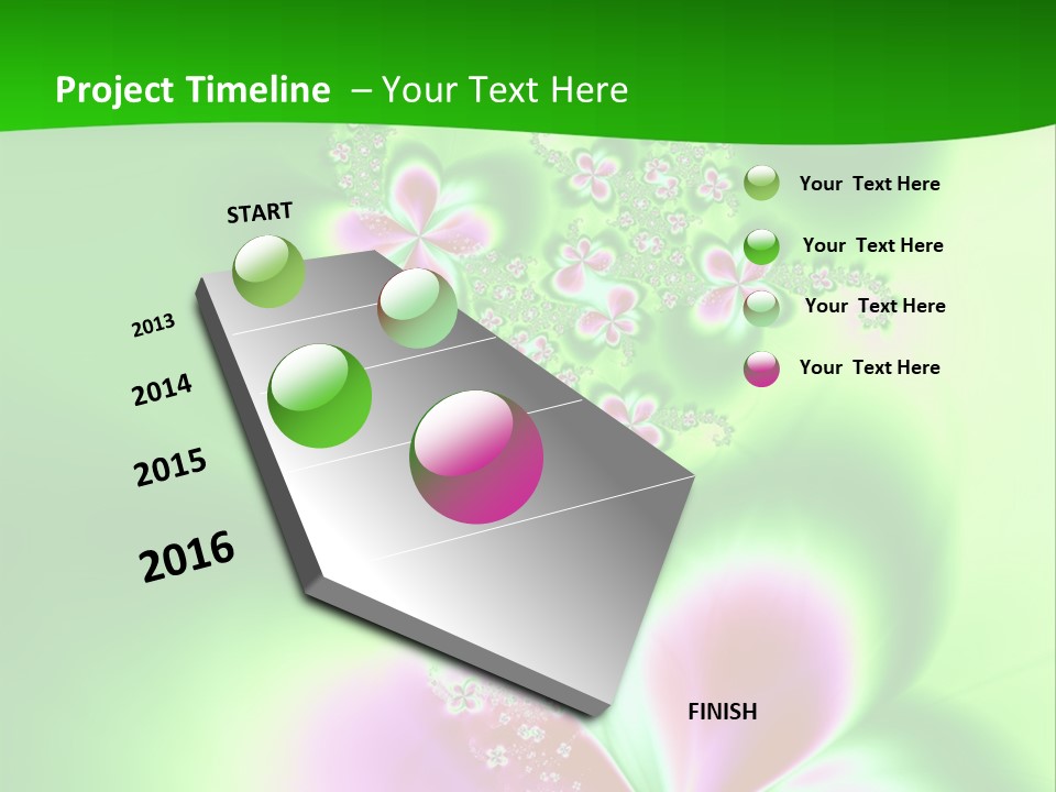 Flower-Bed PowerPoint Template