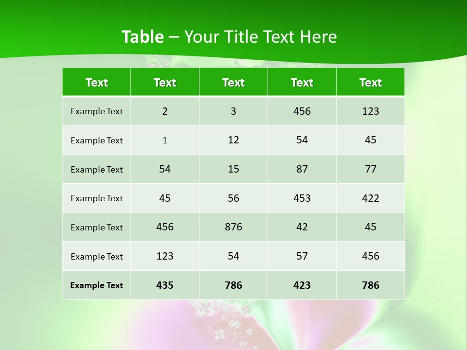 Flower-Bed PowerPoint Template