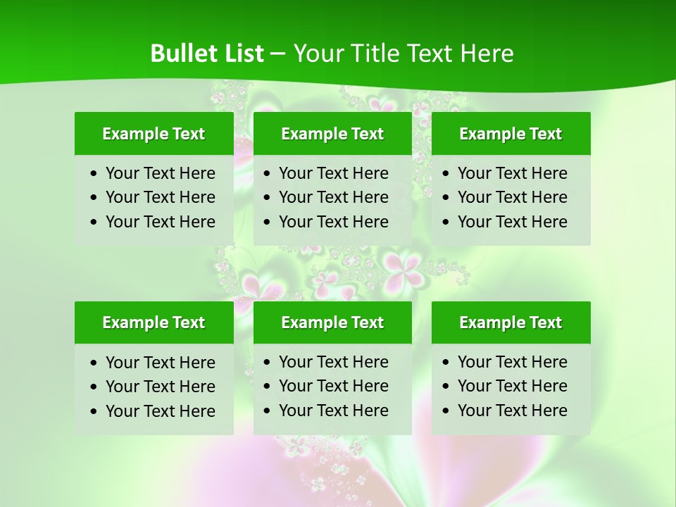 Flower-Bed PowerPoint Template