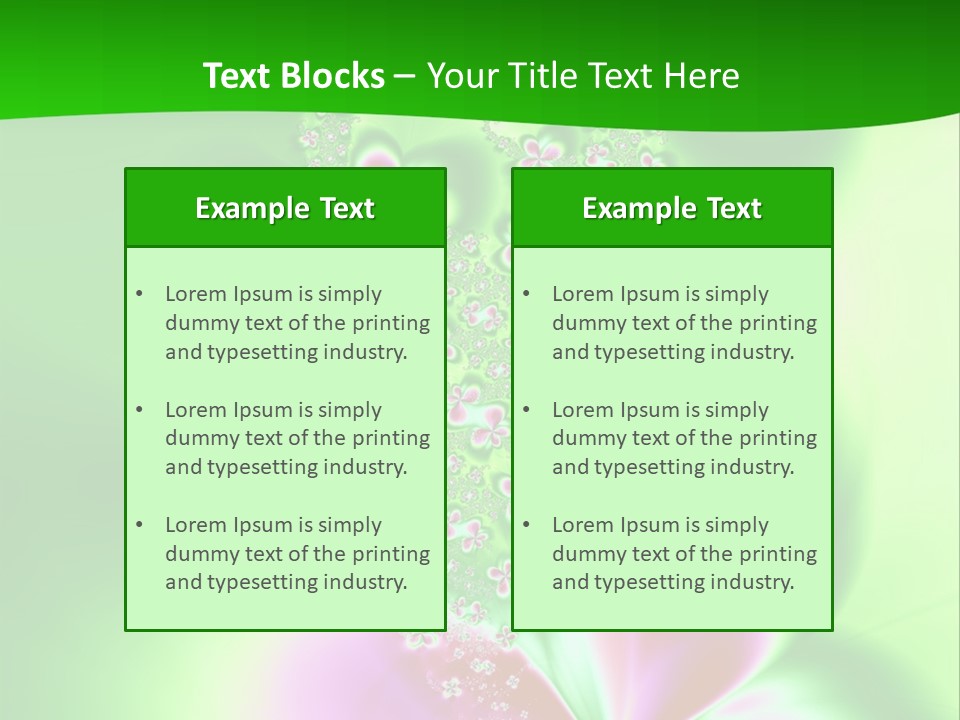 Flower-Bed PowerPoint Template