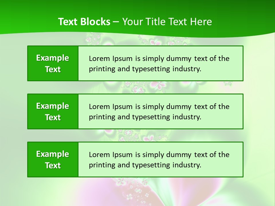 Flower-Bed PowerPoint Template