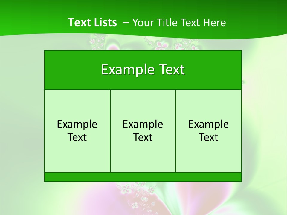 Flower-Bed PowerPoint Template