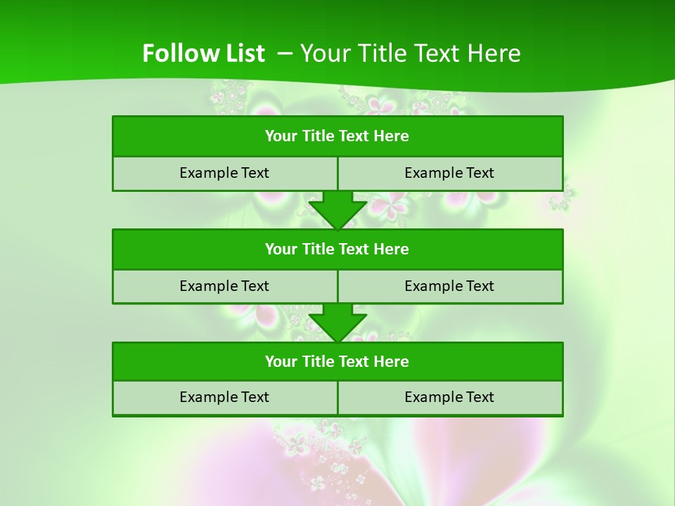 Flower-Bed PowerPoint Template
