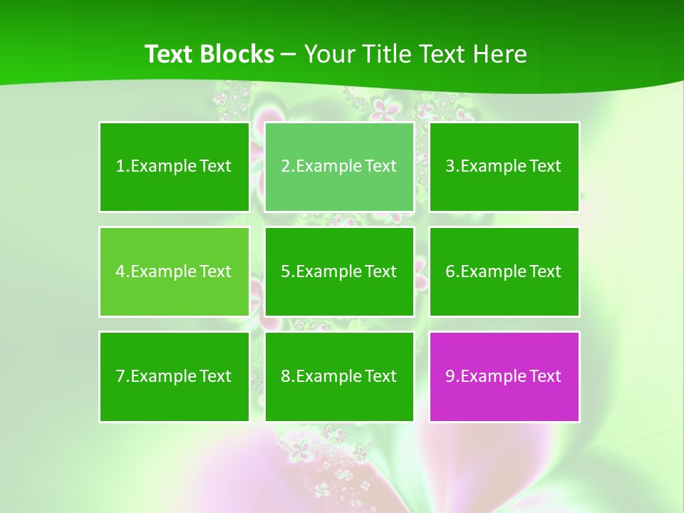 Flower-Bed PowerPoint Template