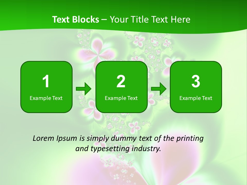 Flower-Bed PowerPoint Template
