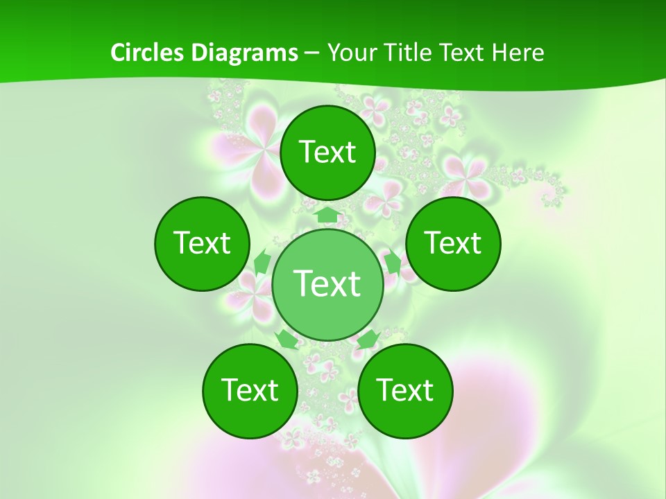 Flower-Bed PowerPoint Template