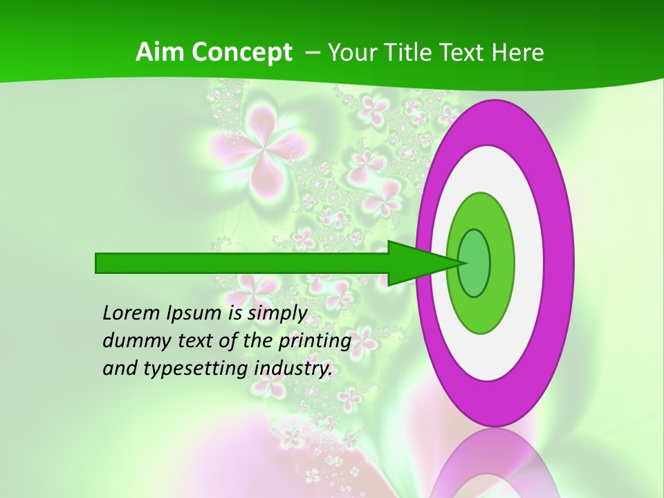 Flower-Bed PowerPoint Template