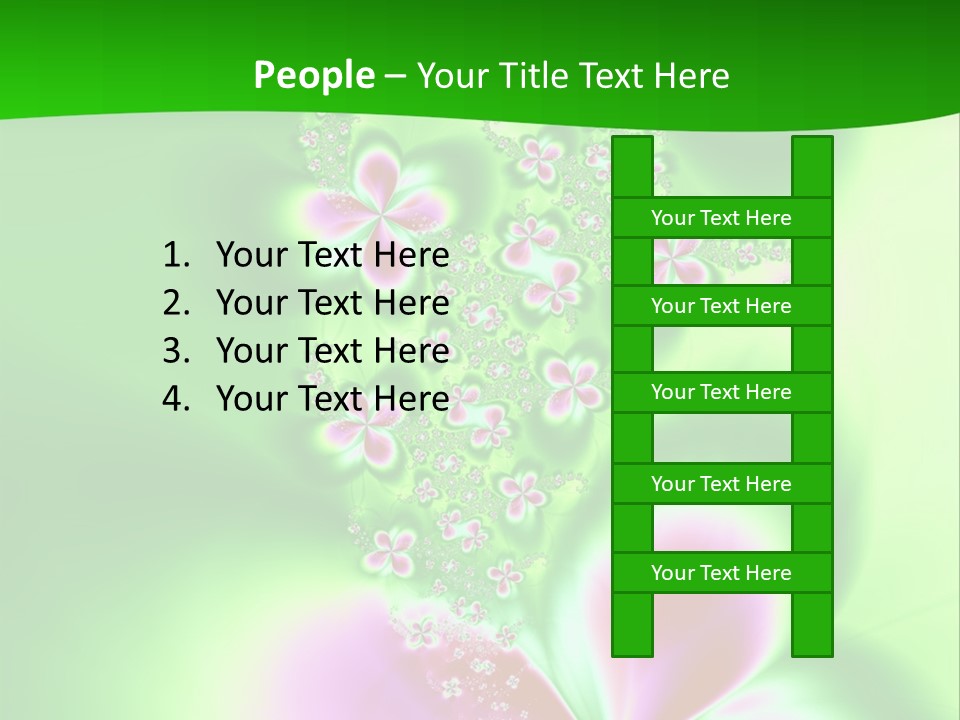 Flower-Bed PowerPoint Template