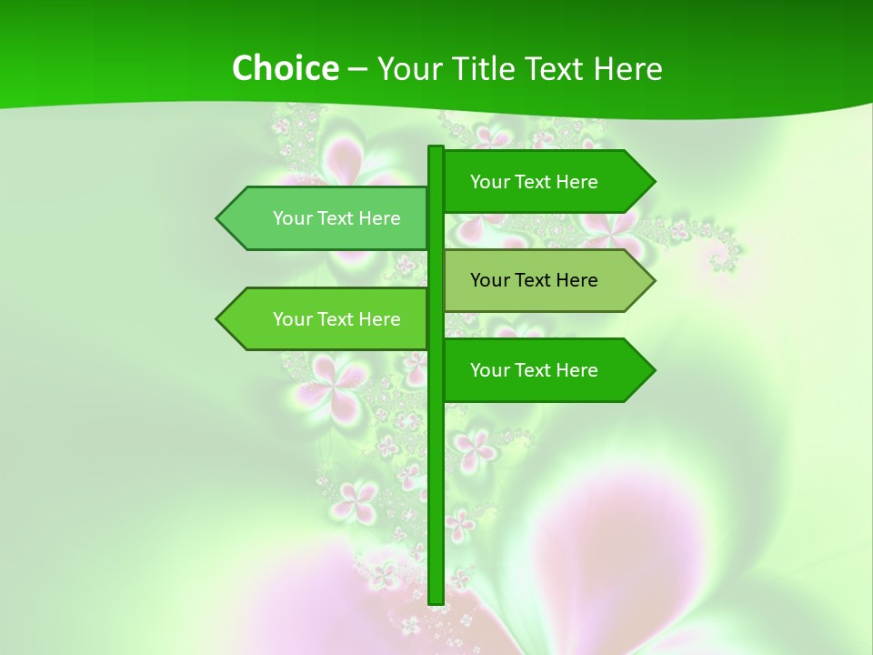 Flower-Bed PowerPoint Template