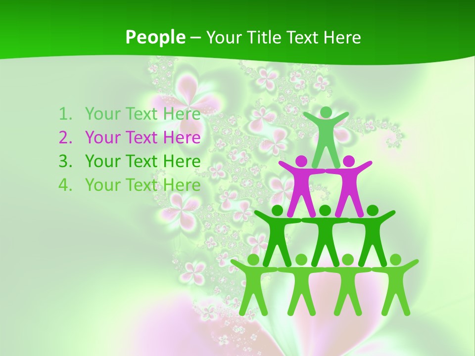 Flower-Bed PowerPoint Template