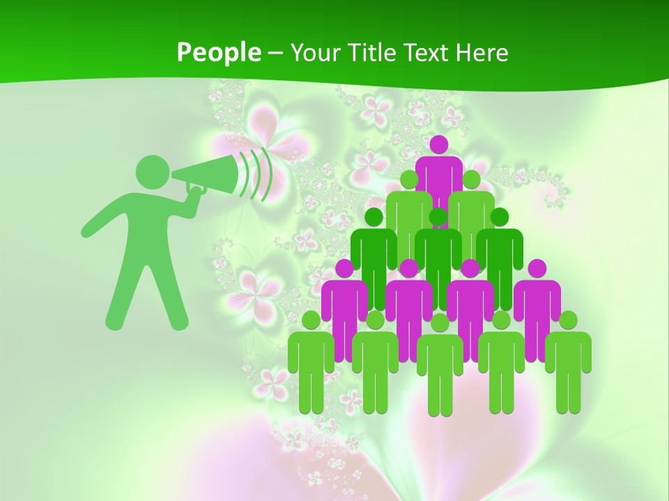 Flower-Bed PowerPoint Template