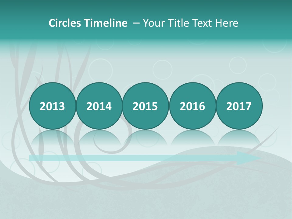 Jpeg Background Of Underwater Plants And Bubbles. PowerPoint Template