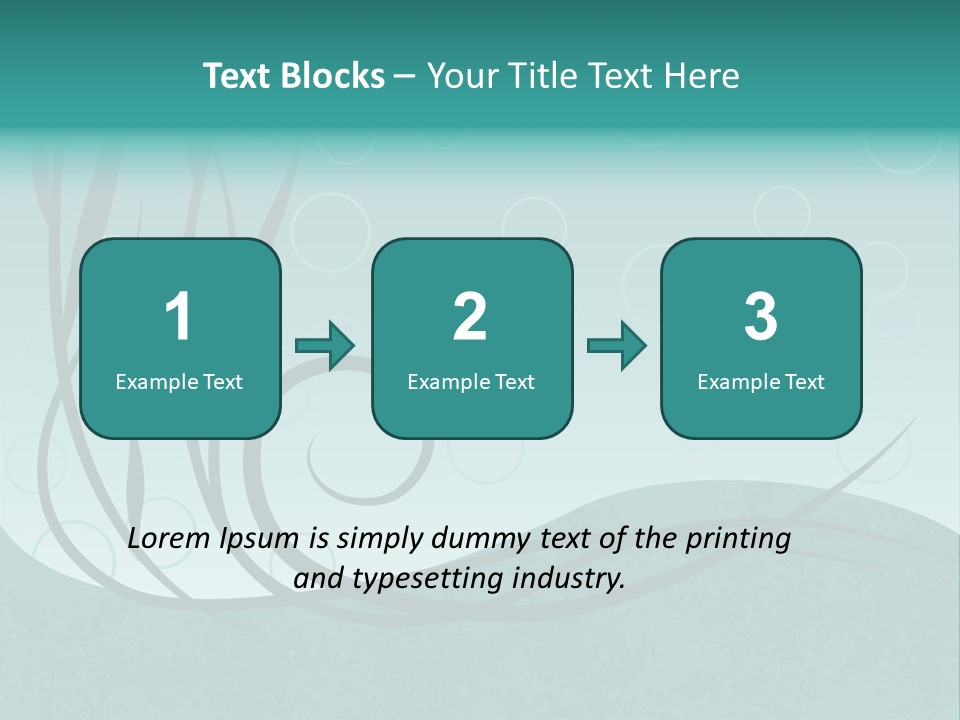 Jpeg Background Of Underwater Plants And Bubbles. PowerPoint Template
