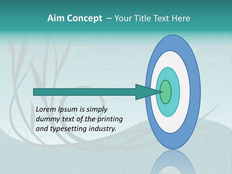 Jpeg Background Of Underwater Plants And Bubbles. PowerPoint Template