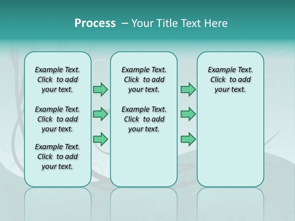 Jpeg Background Of Underwater Plants And Bubbles. PowerPoint Template