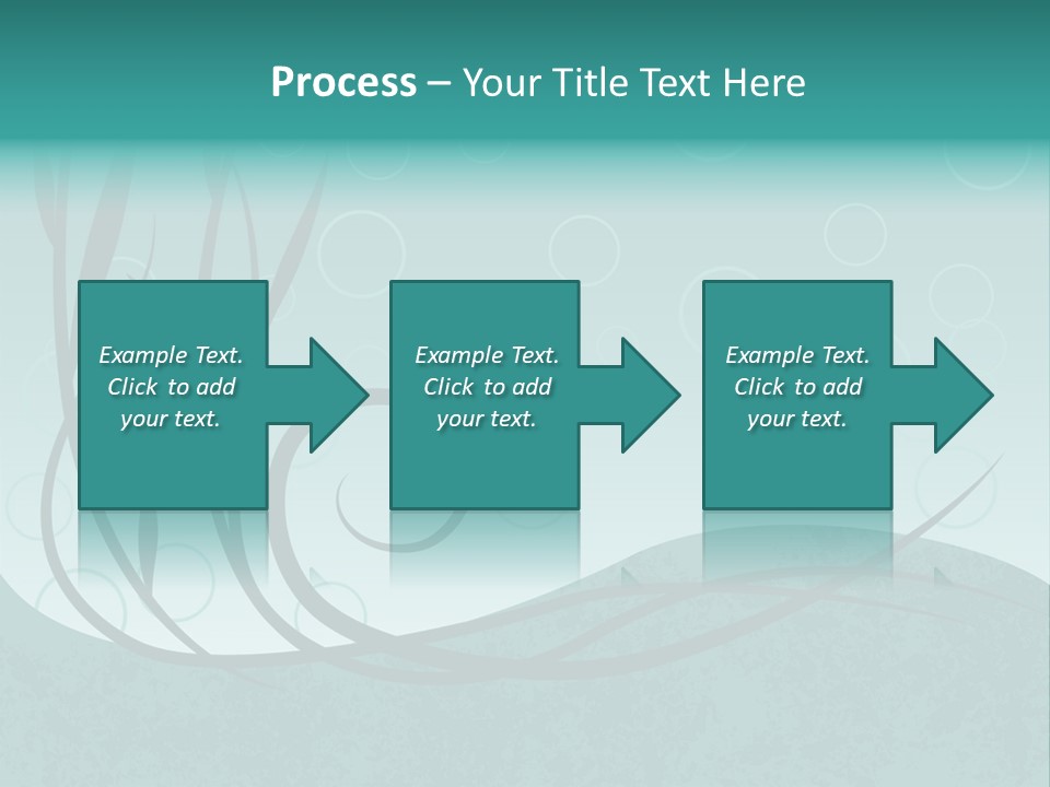 Jpeg Background Of Underwater Plants And Bubbles. PowerPoint Template
