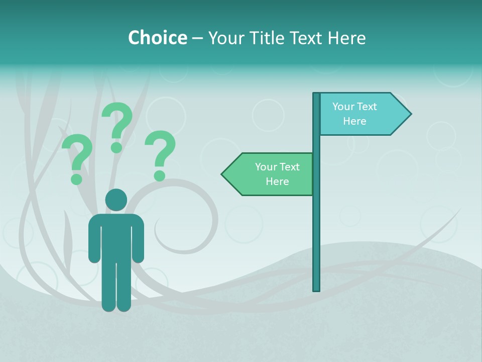 Jpeg Background Of Underwater Plants And Bubbles. PowerPoint Template