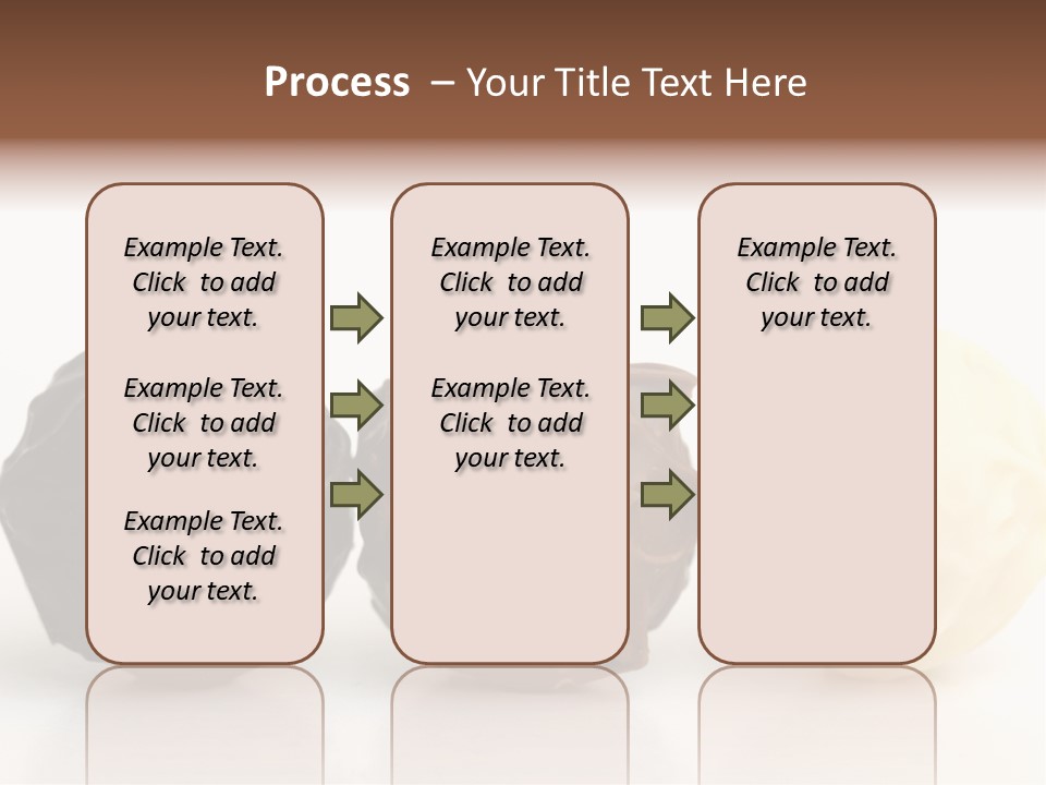 Chocolate Truffles On White PowerPoint Template