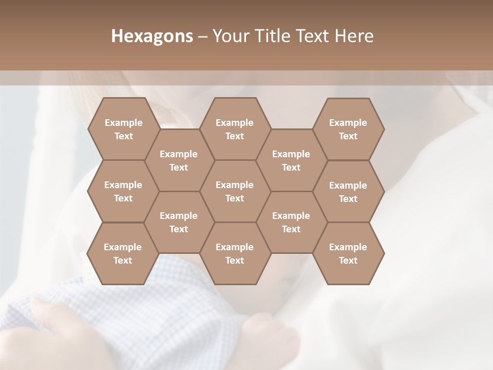 A Green Leaf Isolated On White Background PowerPoint Template