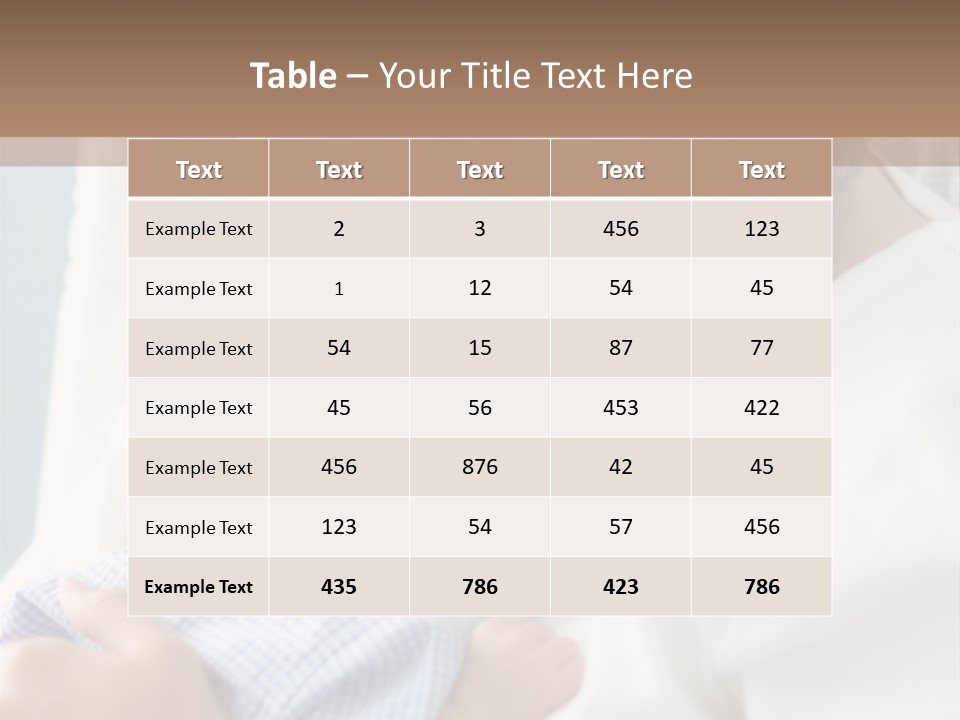 A Green Leaf Isolated On White Background PowerPoint Template