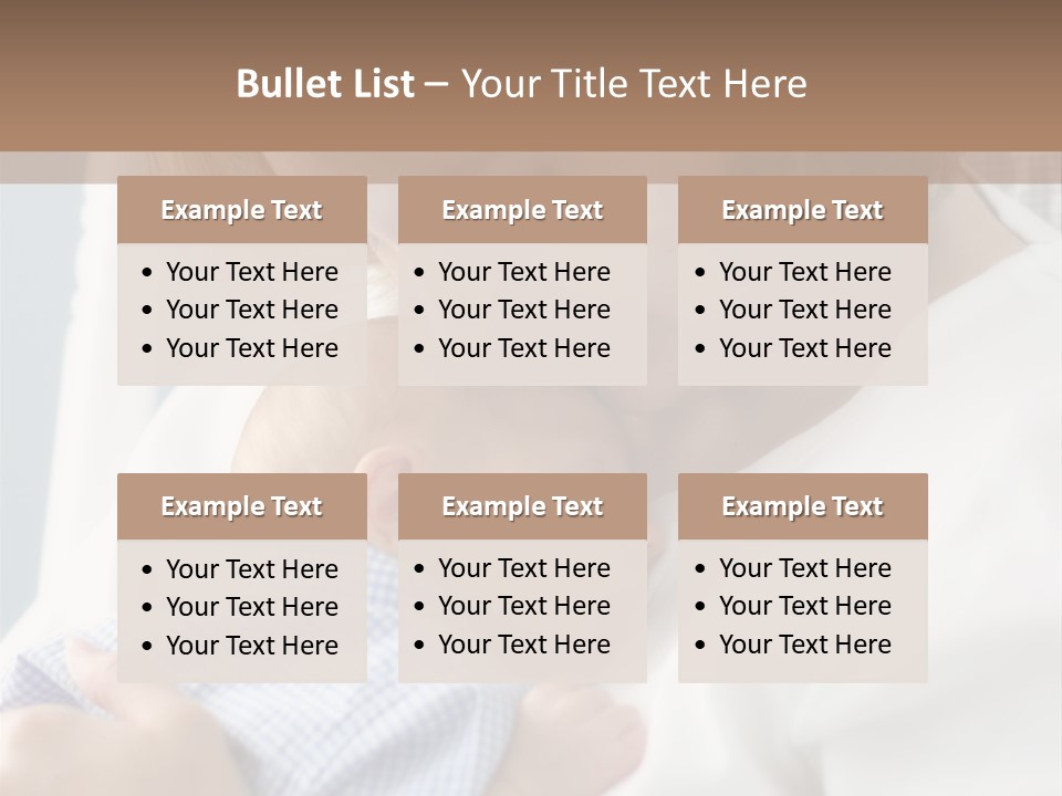 A Green Leaf Isolated On White Background PowerPoint Template