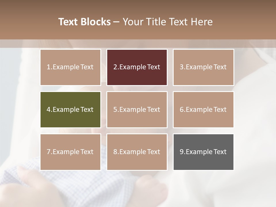 A Green Leaf Isolated On White Background PowerPoint Template