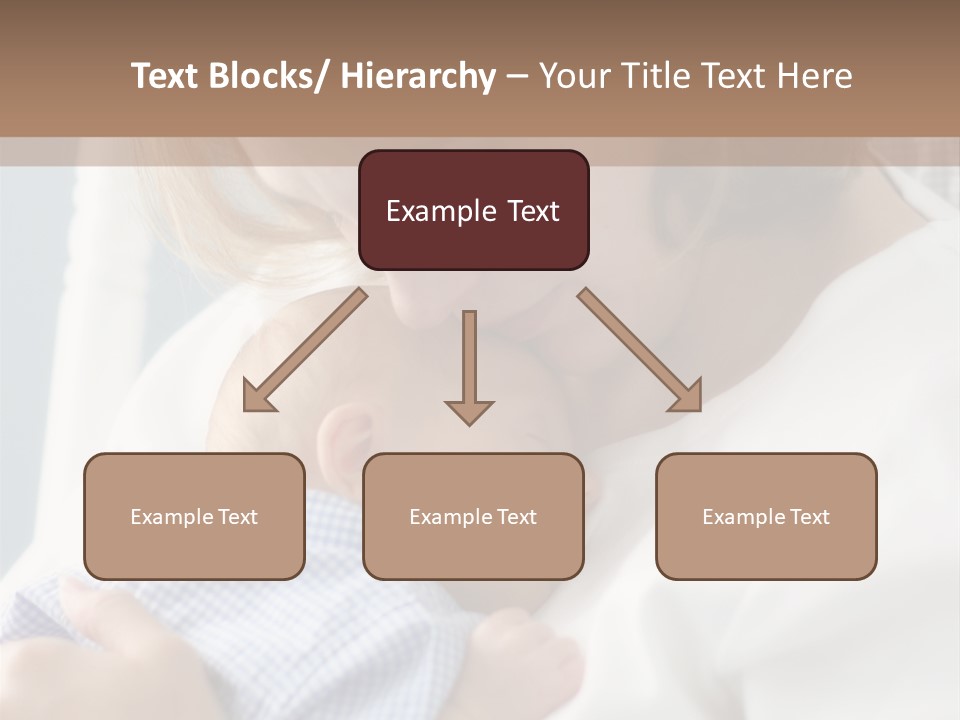 A Green Leaf Isolated On White Background PowerPoint Template