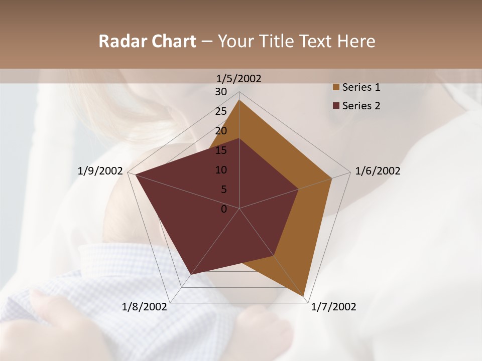 A Green Leaf Isolated On White Background PowerPoint Template