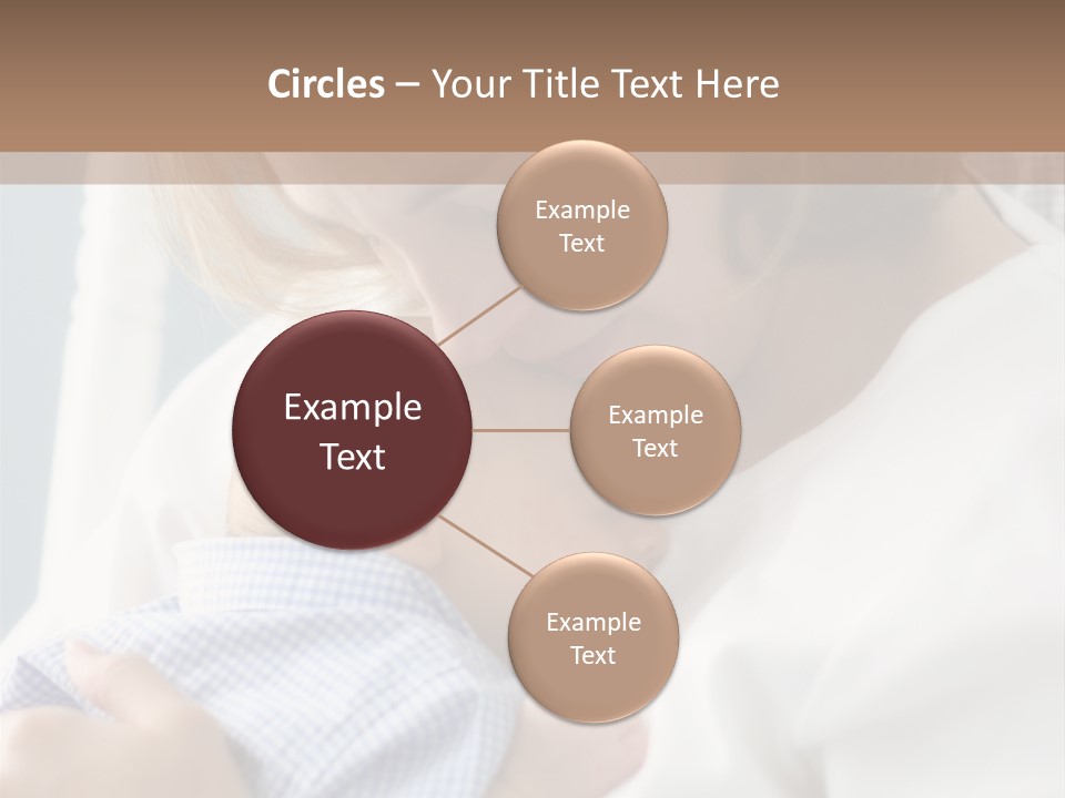 A Green Leaf Isolated On White Background PowerPoint Template