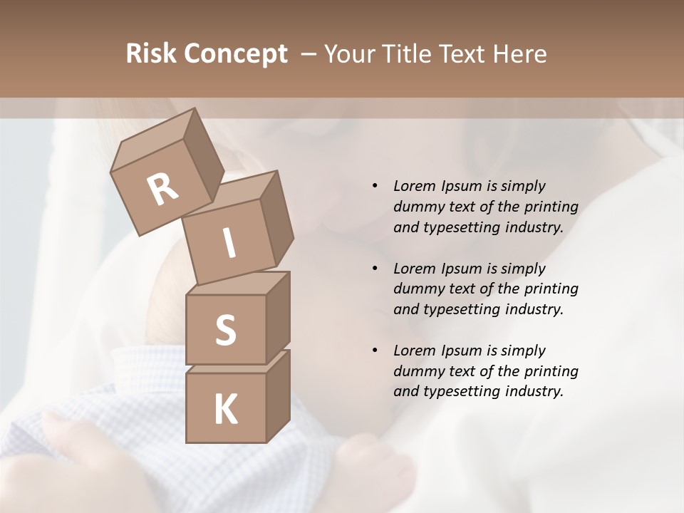 A Green Leaf Isolated On White Background PowerPoint Template