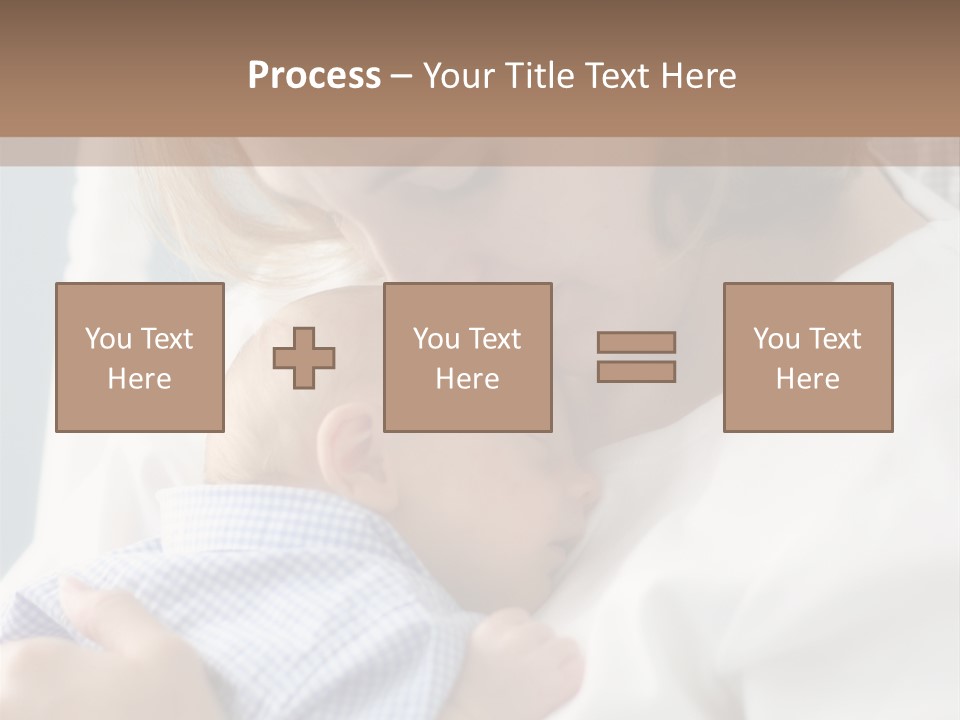 A Green Leaf Isolated On White Background PowerPoint Template