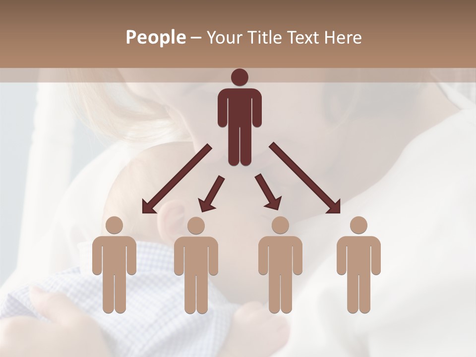 A Green Leaf Isolated On White Background PowerPoint Template