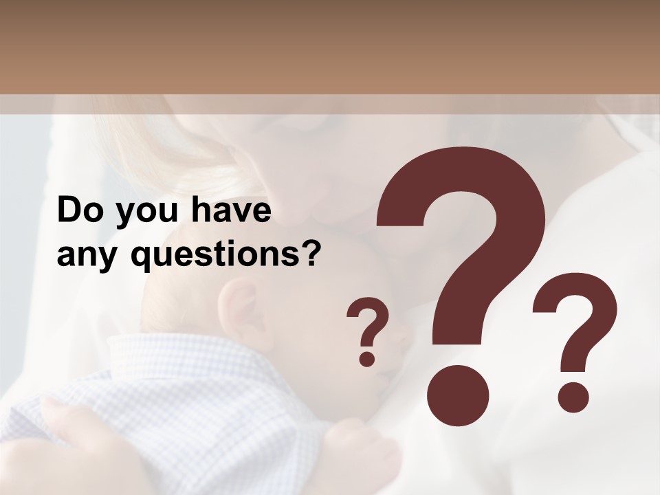 A Green Leaf Isolated On White Background PowerPoint Template