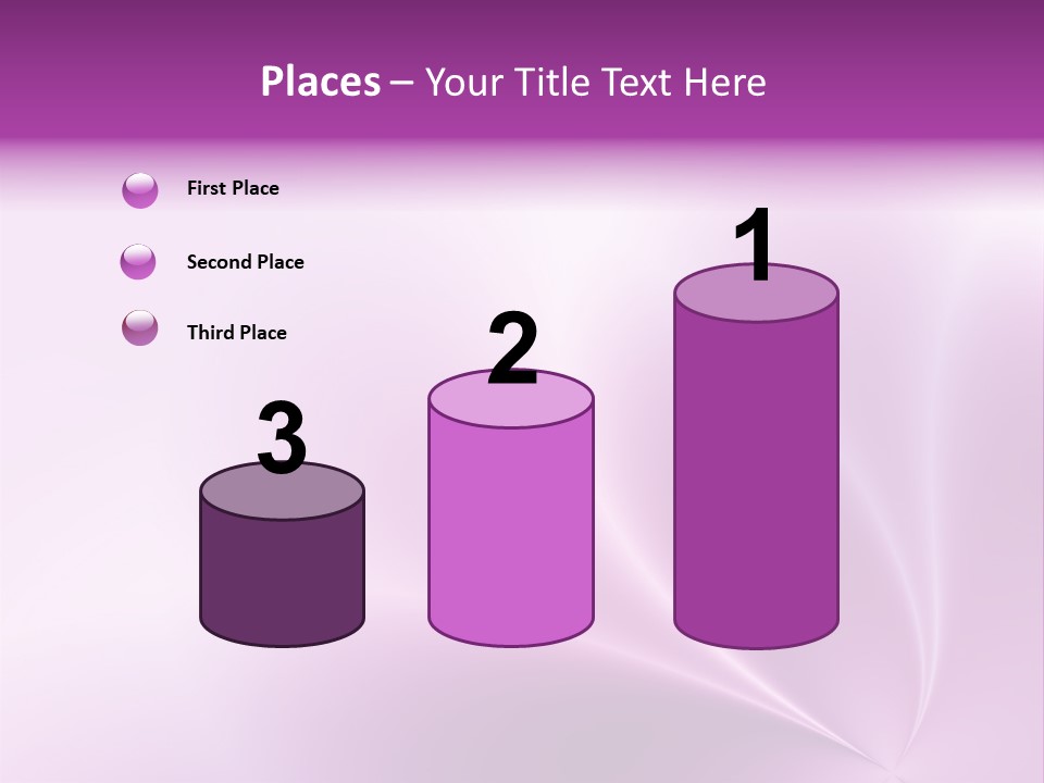 A Purple And White Background With The Words Name Of Presentation PowerPoint Template