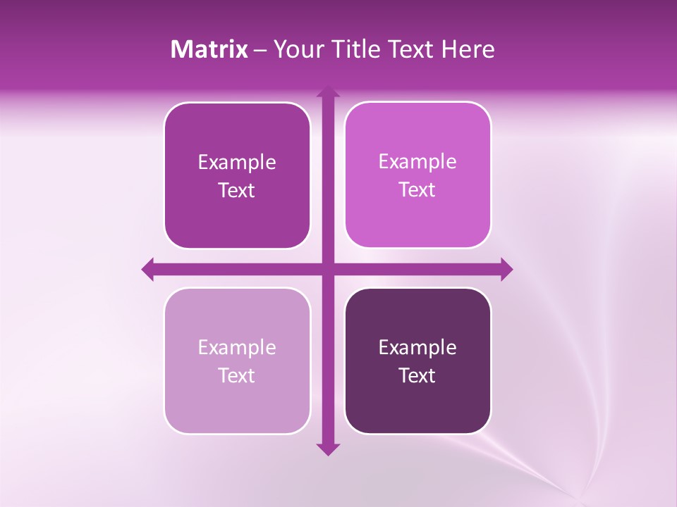 A Purple And White Background With The Words Name Of Presentation PowerPoint Template