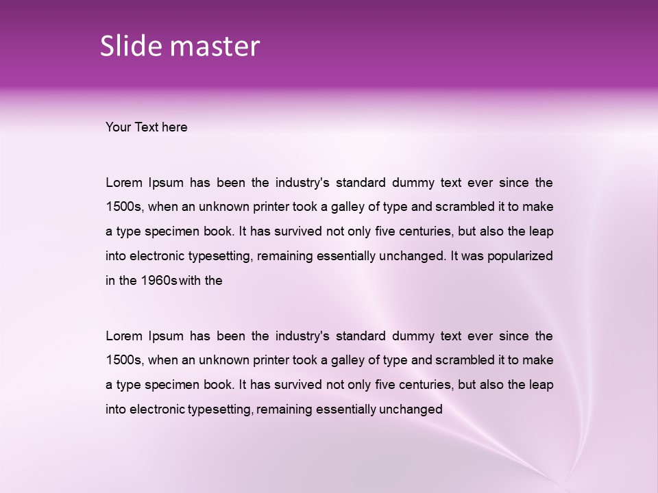A Purple And White Background With The Words Name Of Presentation PowerPoint Template