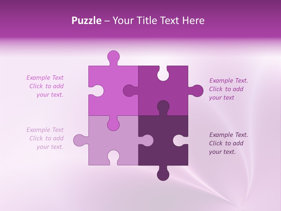 A Purple And White Background With The Words Name Of Presentation PowerPoint Template