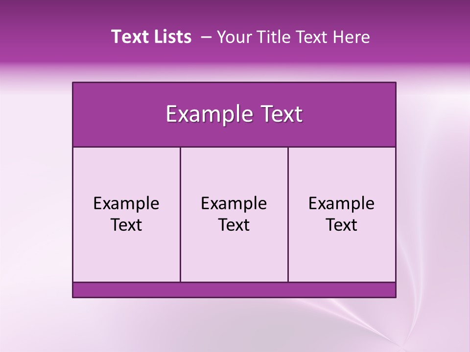 A Purple And White Background With The Words Name Of Presentation PowerPoint Template