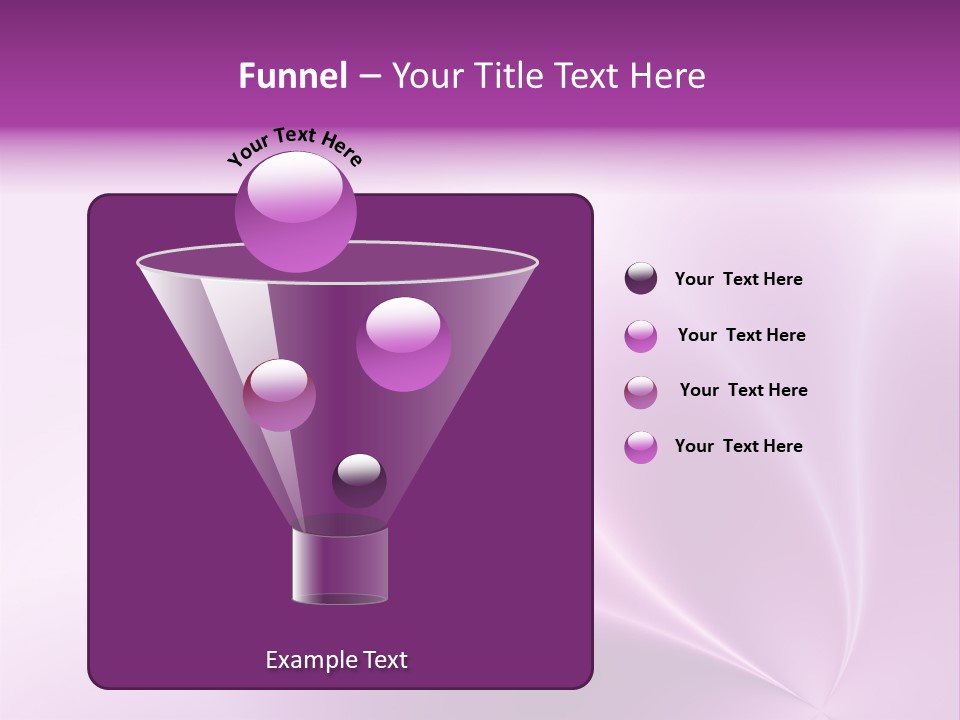 A Purple And White Background With The Words Name Of Presentation PowerPoint Template
