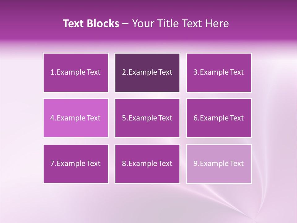 A Purple And White Background With The Words Name Of Presentation PowerPoint Template